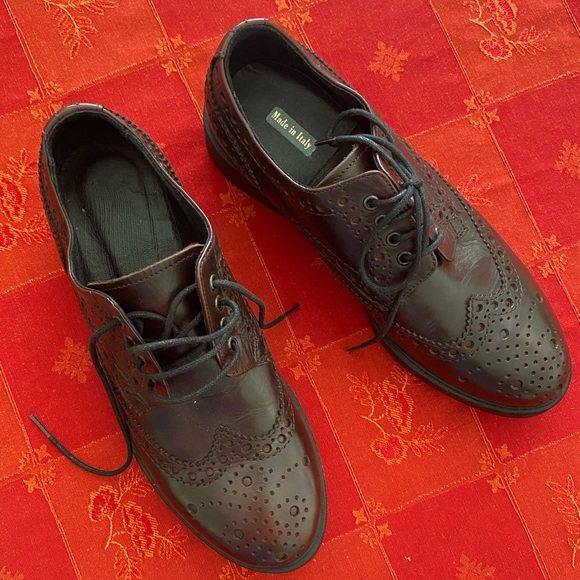 Wingtip Oxford leather shoes - Picture 5 of 6